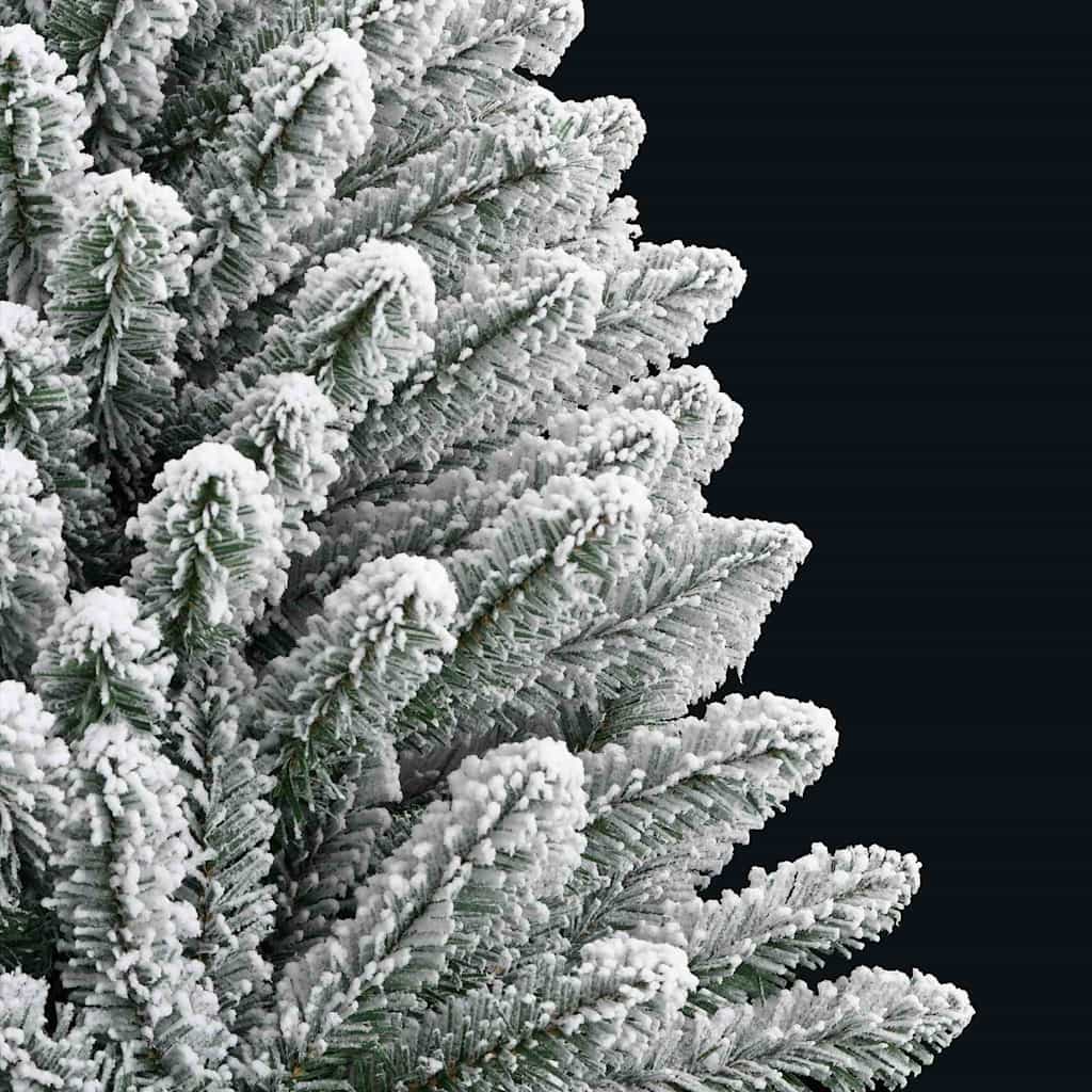 Sapin de Noël artificiel Vert et blanc 120 cm PVC et métal - XIOS