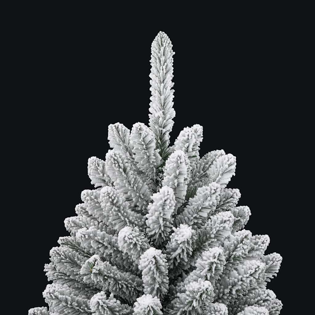 Sapin de Noël artificiel Vert et blanc 150 cm PVC et métal - XIOS