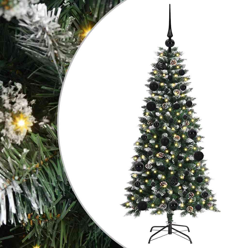 Sapin de Noël artificiel avec 150 LED Vert 55 x 55 x 120 cm - XIOS