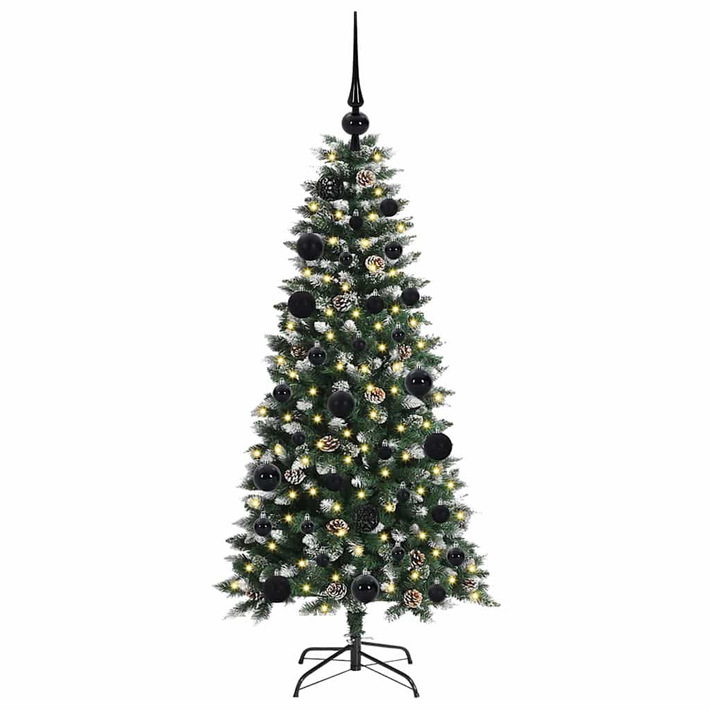 Sapin de Noël artificiel avec 150 LED Vert 55 x 55 x 120 cm - XIOS