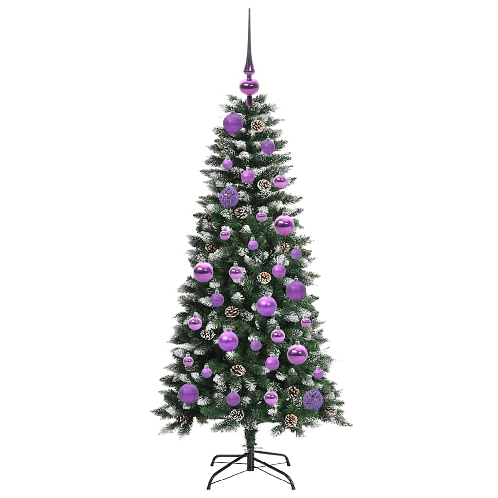 Sapin de Noël artificiel avec 150 LED Vert 55 x 55 x 120 cm - XIOS
