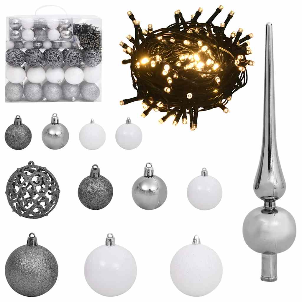 Sapin de Noël artificiel avec 150 LED Vert 66 x 66 x 150 cm - XIOS