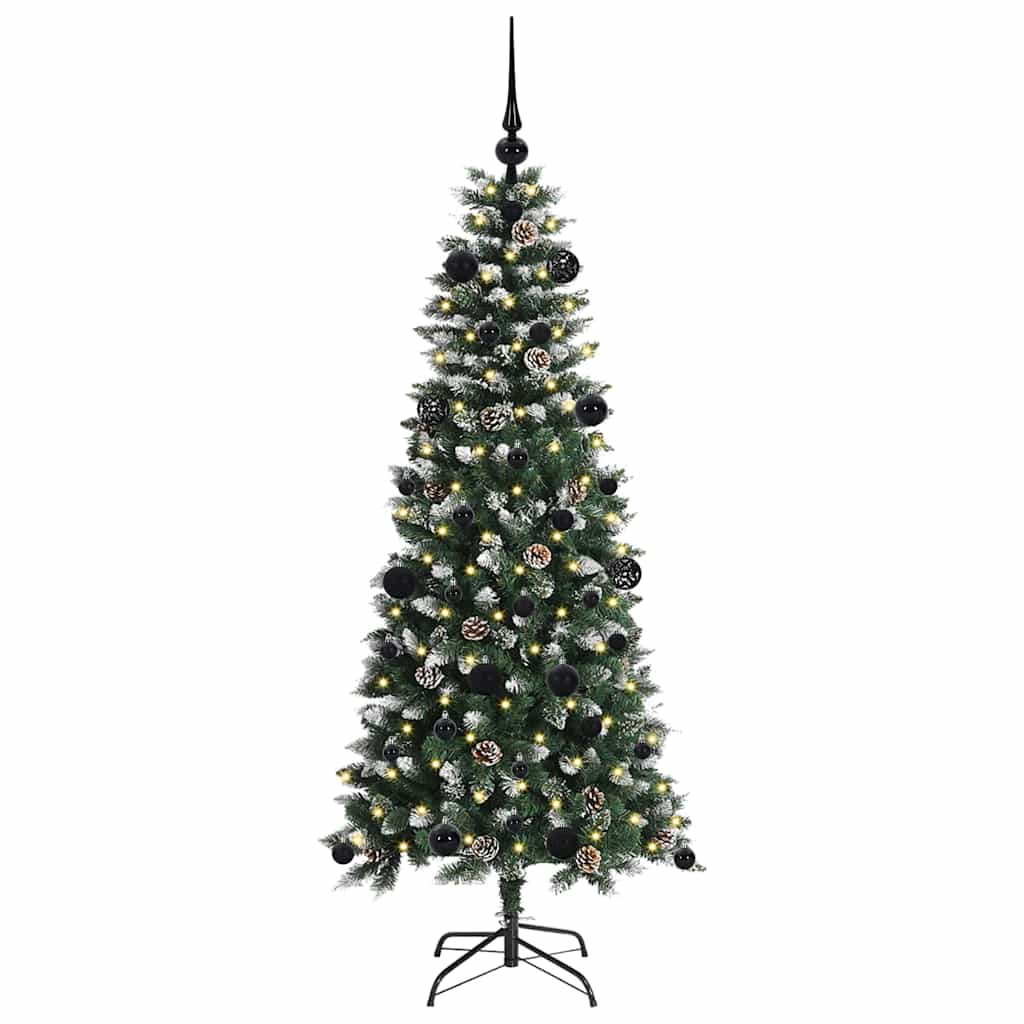 Sapin de Noël artificiel avec 150 LED Vert 66 x 66 x 150 cm - XIOS