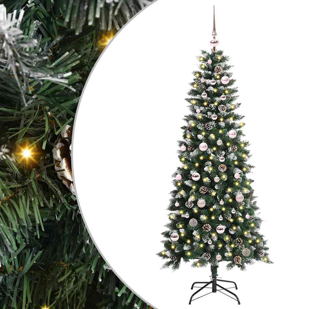 Sapin de Noël artificiel avec 150 LED Vert 66 x 66 x 150 cm - XIOS