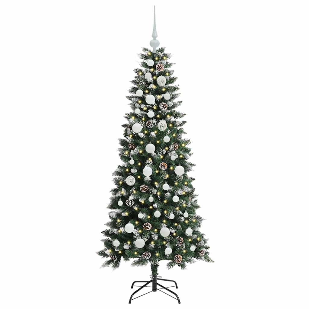 Sapin de Noël artificiel avec 150 LED Vert 66 x 66 x 150 cm - XIOS