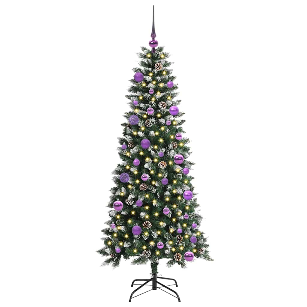 Sapin de Noël artificiel avec 150 LED Vert 66 x 66 x 150 cm - XIOS