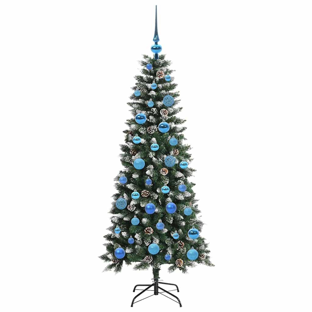 Sapin de Noël artificiel Vert 150 cm PVC, plastique et acier - XIOS