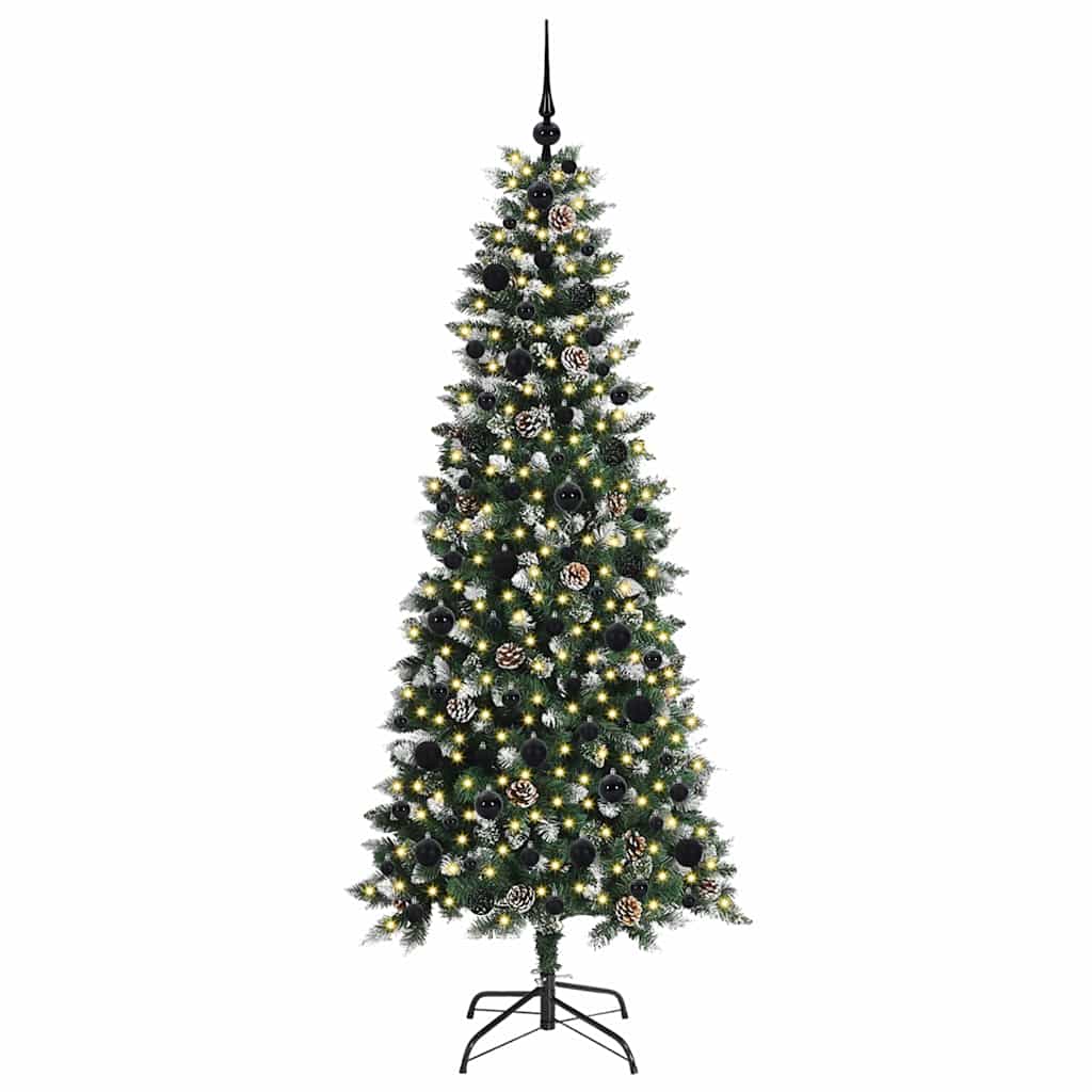 Sapin de Noël artificiel avec 300 LED Vert 76 x 76 x 180 cm - XIOS