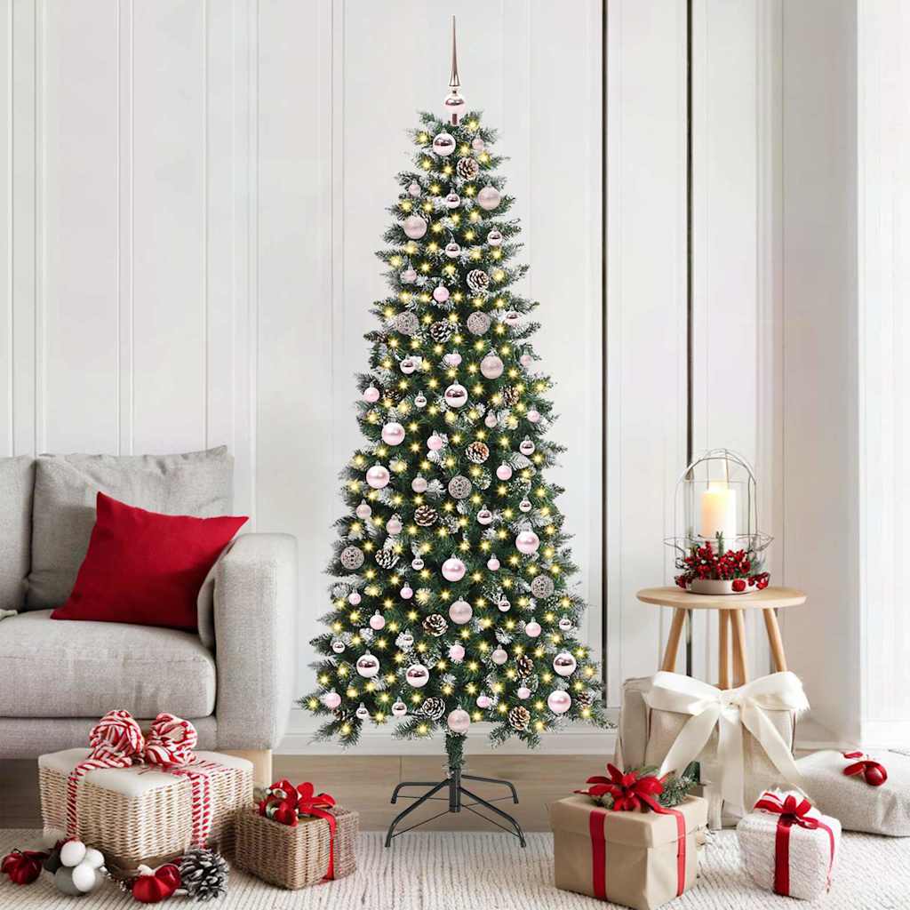 Sapin de Noël artificiel avec 300 LED Vert 76 x 76 x 180 cm - XIOS