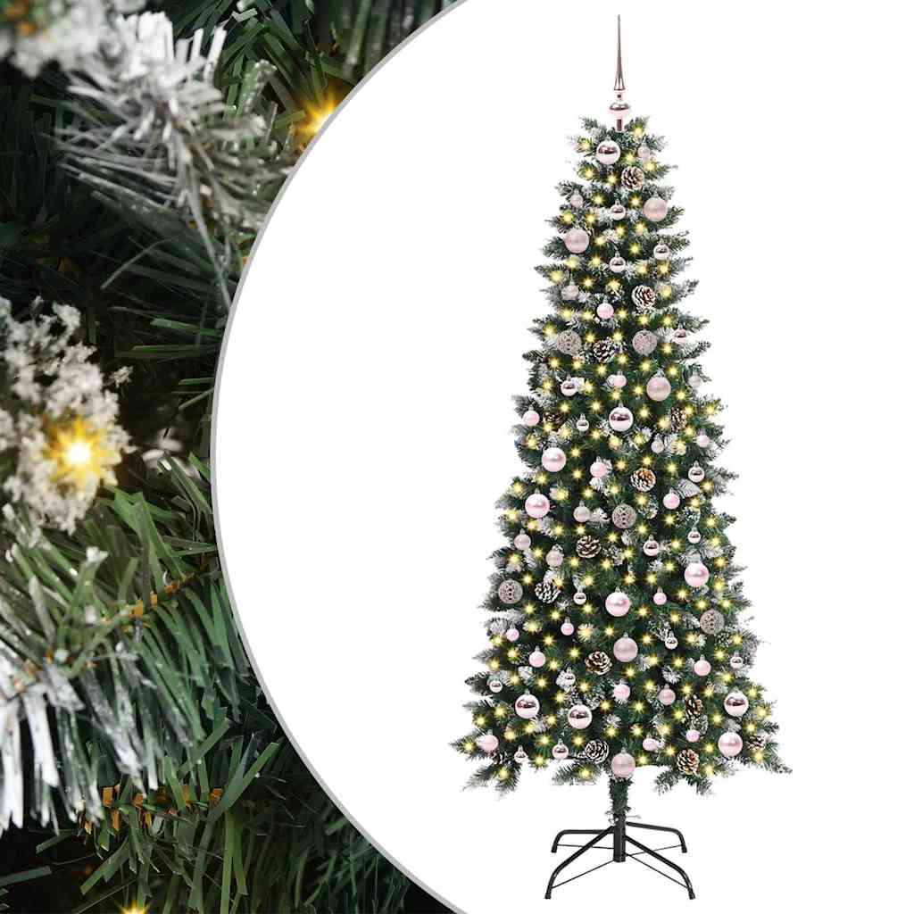 Sapin de Noël artificiel avec 300 LED Vert 76 x 76 x 180 cm - XIOS
