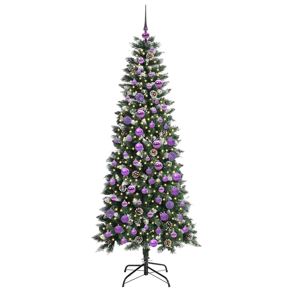 Sapin de Noël artificiel avec 300 LED Vert 76 x 76 x 180 cm - XIOS