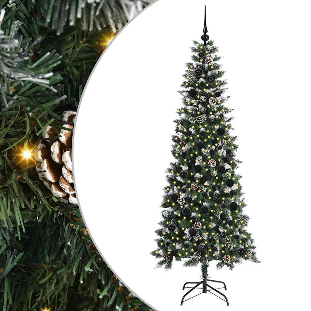 Sapin de Noël artificiel avec 300 LED Vert 86 x 86 x 210 cm - XIOS