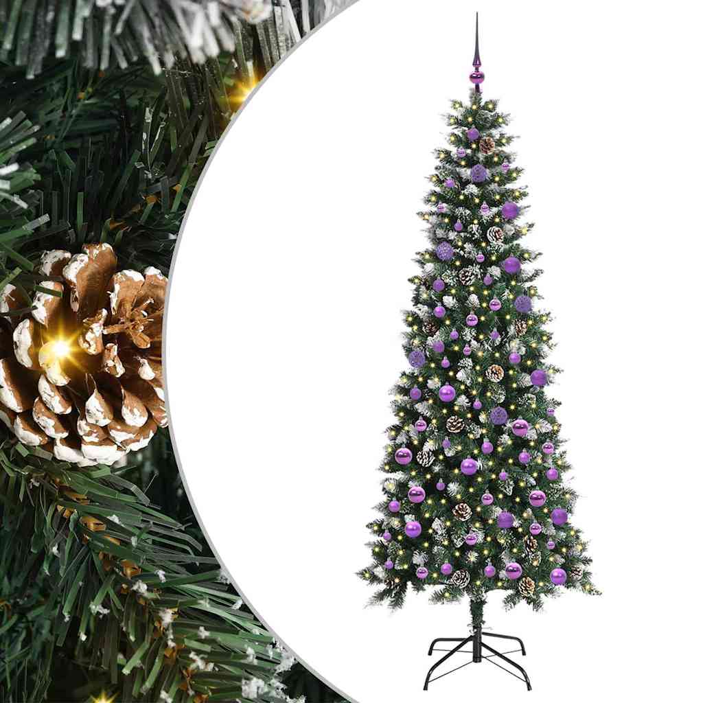Sapin de Noël artificiel avec 300 LED Vert 86 x 86 x 210 cm - XIOS