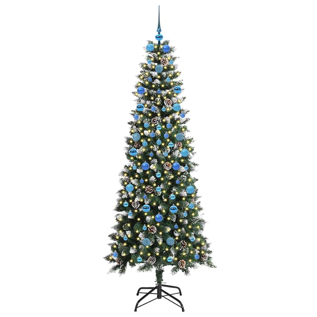 Sapin de Noël artificiel avec 300 LED Vert 86 x 86 x 210 cm - XIOS