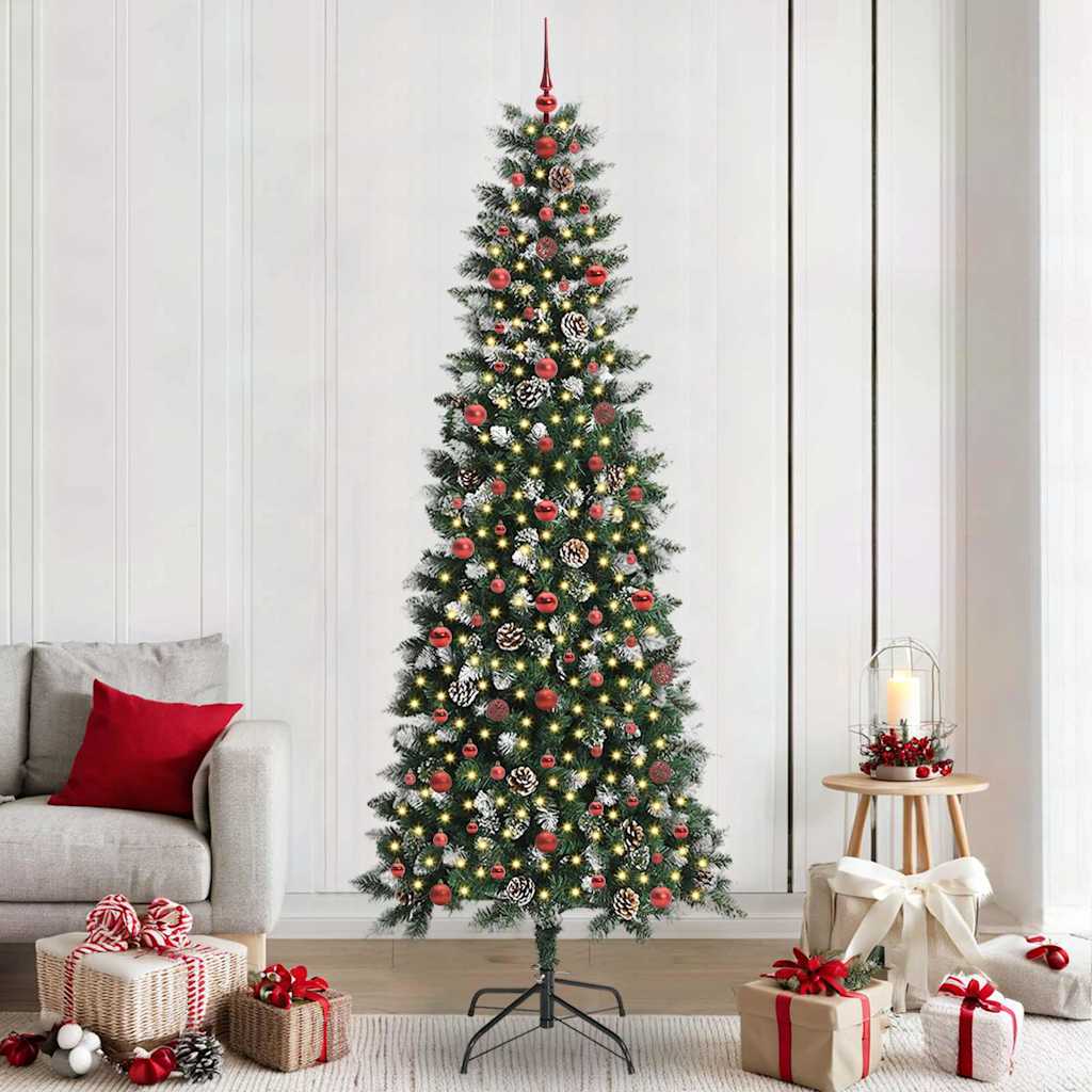 Sapin de Noël artificiel avec 300 LED Vert 96 x 96 x 240 cm - XIOS