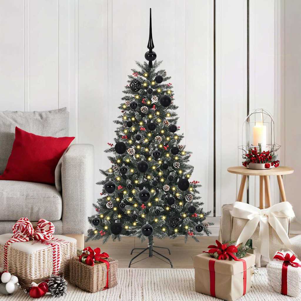Sapin de Noël artificiel avec 150 LED Vert 68 x 68 x 120 cm - XIOS