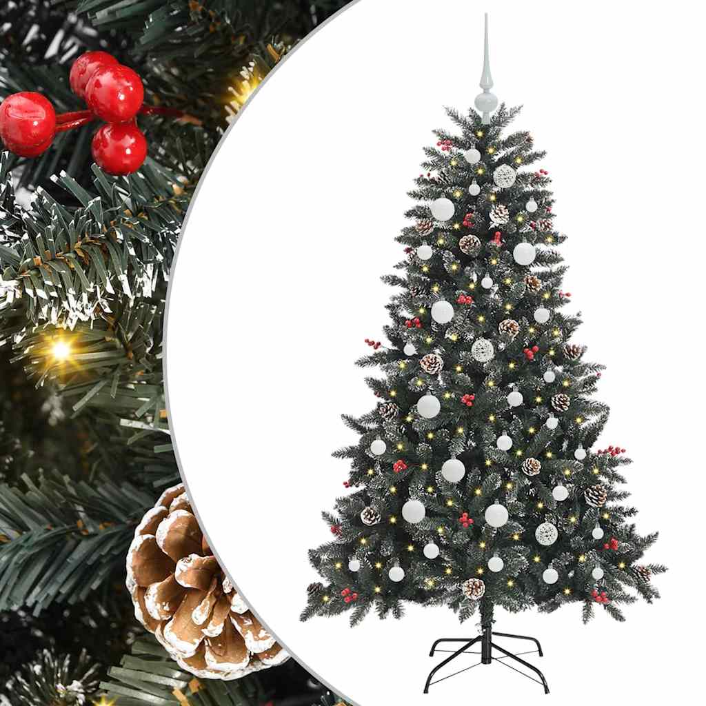 Sapin de Noël artificiel avec 150 LED Vert 68 x 68 x 120 cm - XIOS