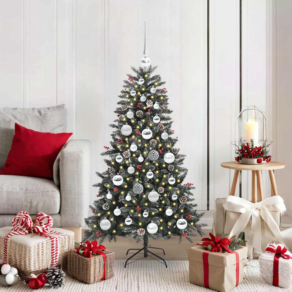 Sapin de Noël artificiel avec 150 LED Vert 68 x 68 x 120 cm - XIOS