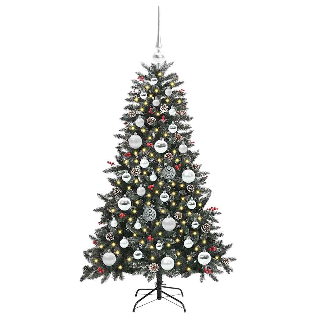 Sapin de Noël artificiel avec 150 LED Vert 68 x 68 x 120 cm - XIOS
