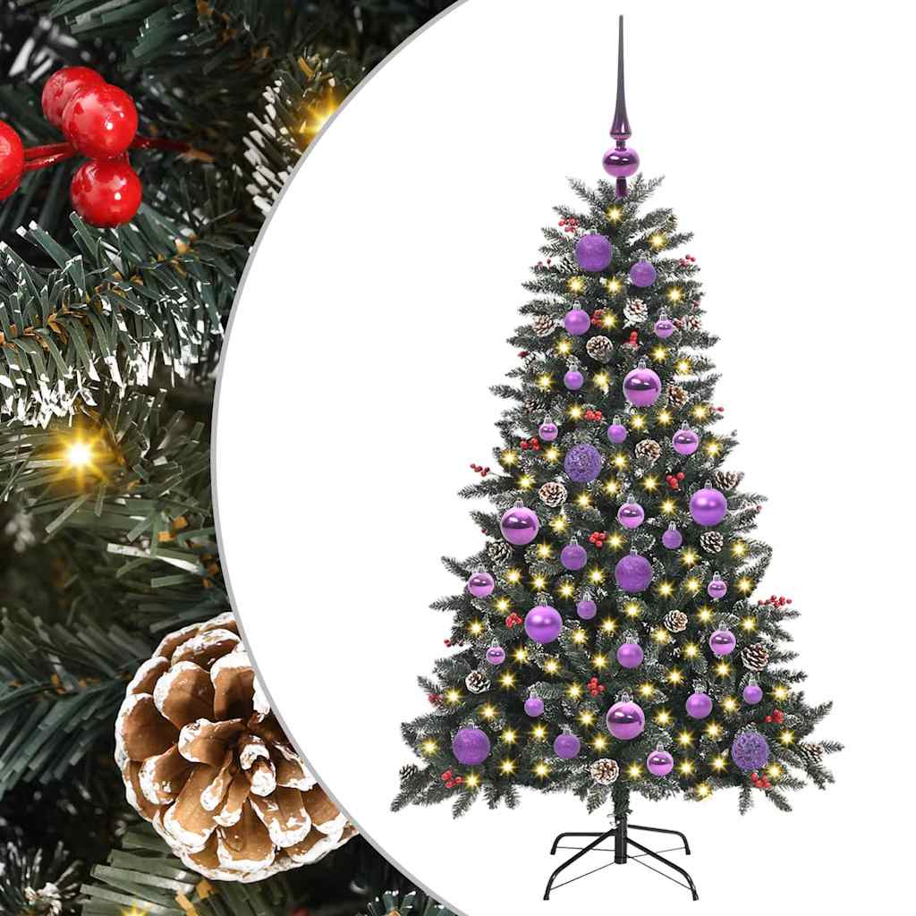 Sapin de Noël artificiel avec 150 LED Vert 68 x 68 x 120 cm - XIOS