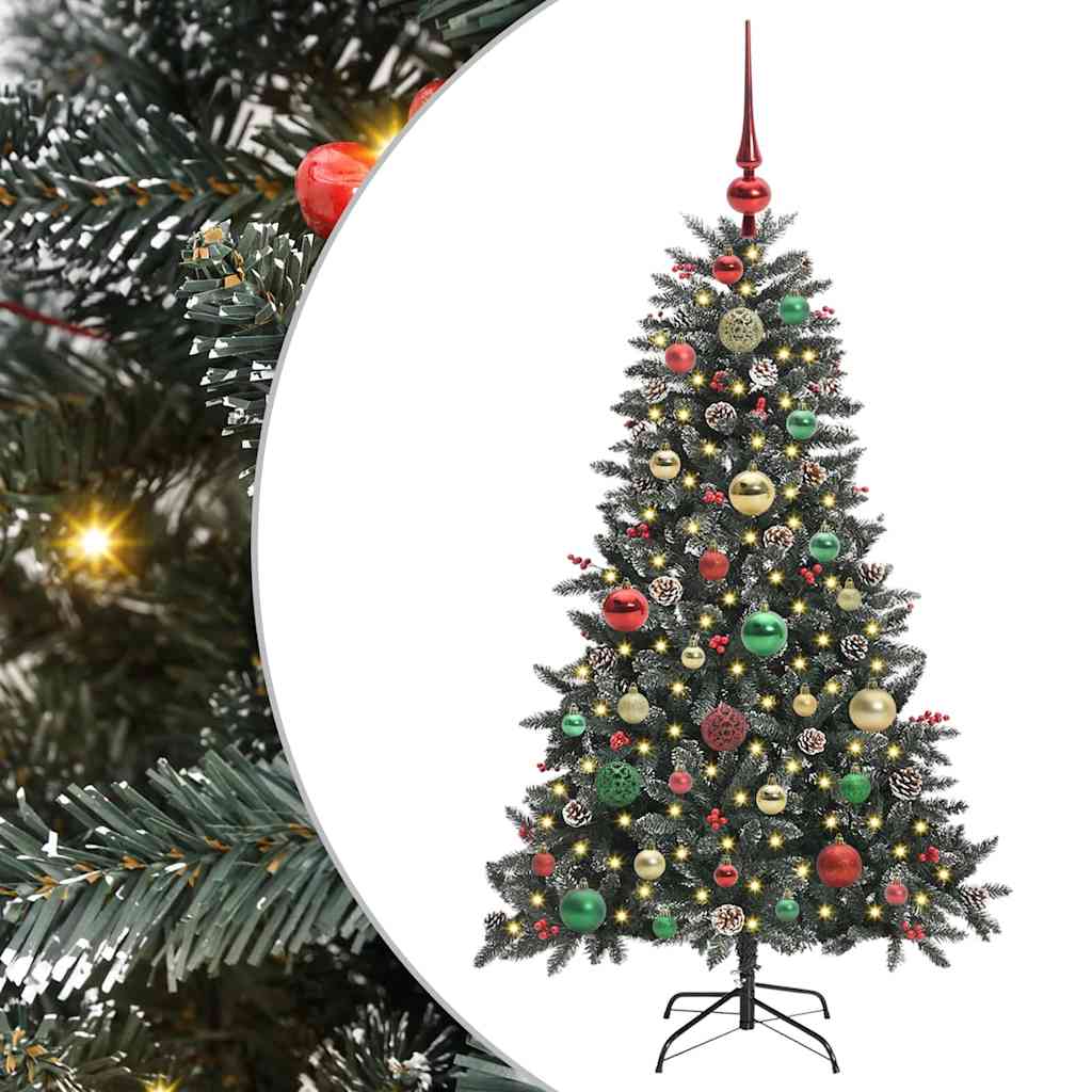 Sapin de Noël artificiel avec 150 LED Vert 68 x 68 x 120 cm - XIOS