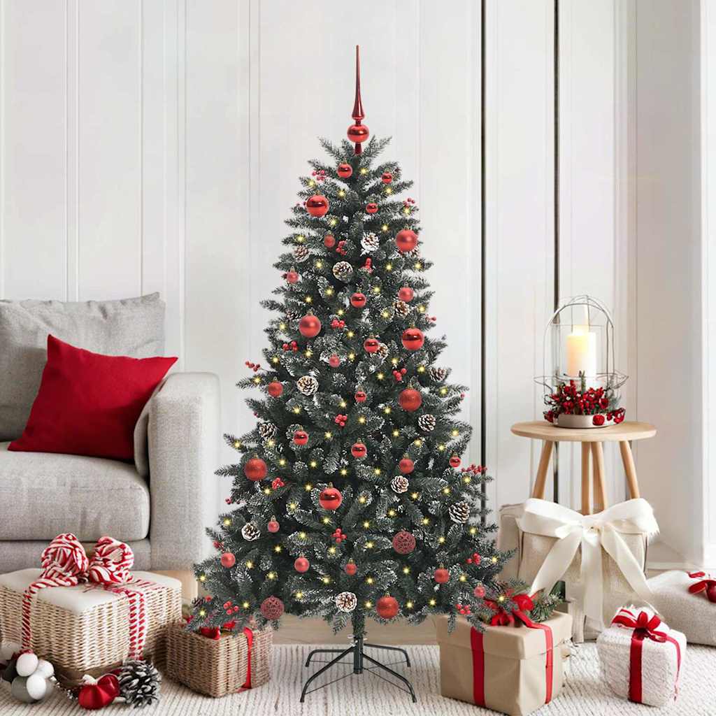 Sapin de Noël artificiel avec 150 LED Vert 83.5 x 83.5 x 150 cm - XIOS