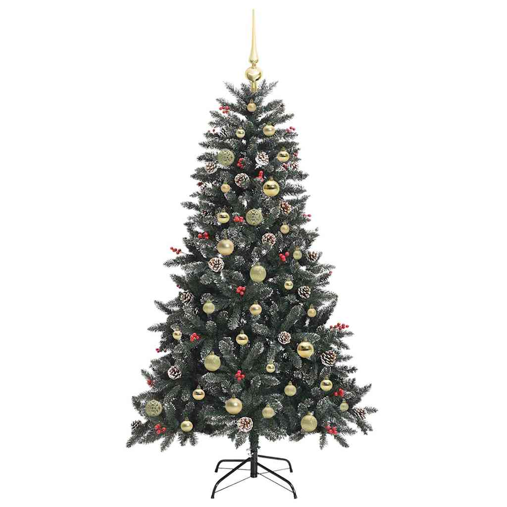 Sapin de Noël artificiel avec 150 LED Vert 83.5 x 83.5 x 150 cm - XIOS