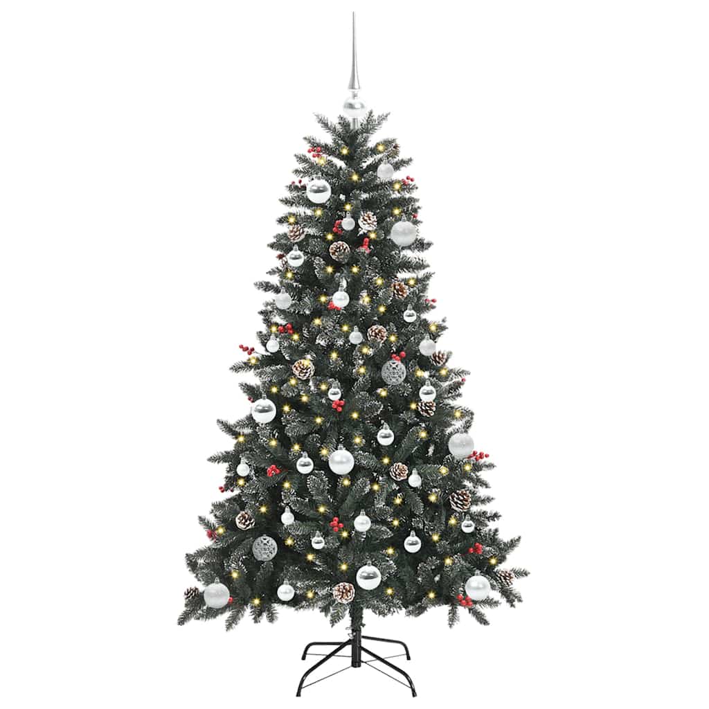 Sapin de Noël artificiel avec 150 LED Vert 83.5 x 83.5 x 150 cm - XIOS