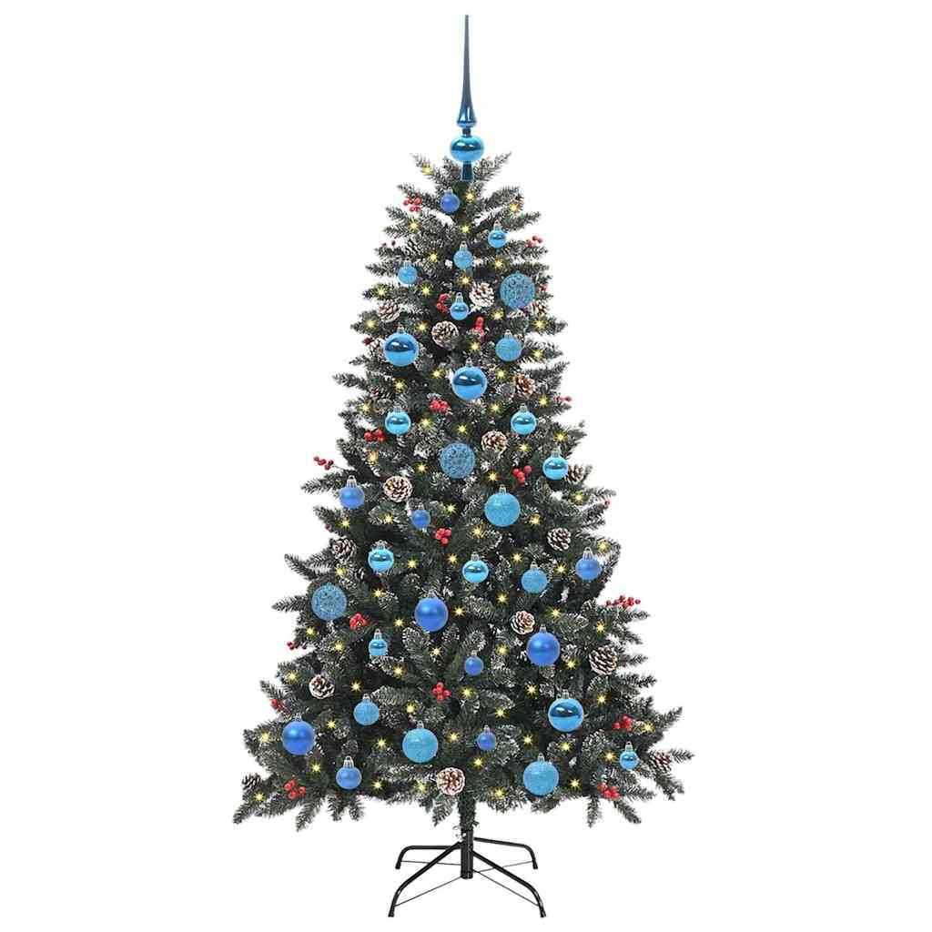 Sapin de Noël artificiel Vert 150 cm PVC, plastique et acier - XIOS