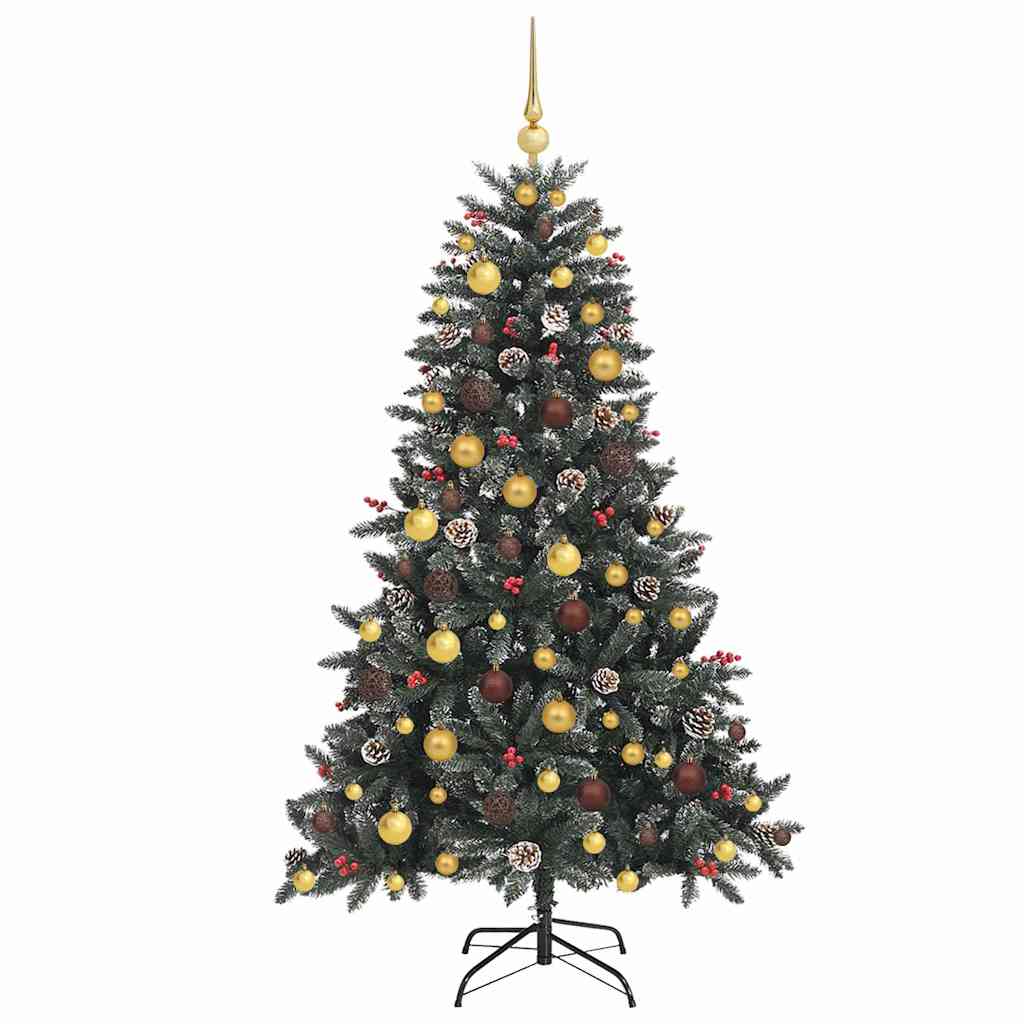 Sapin de Noël artificiel Vert 180 cm PVC, plastique et acier - XIOS