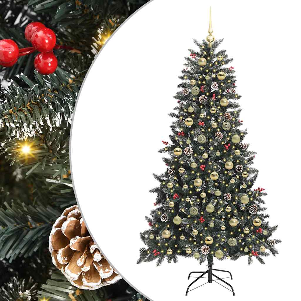 Sapin de Noël artificiel avec 300 LED Vert 99 x 99 x 180 cm - XIOS