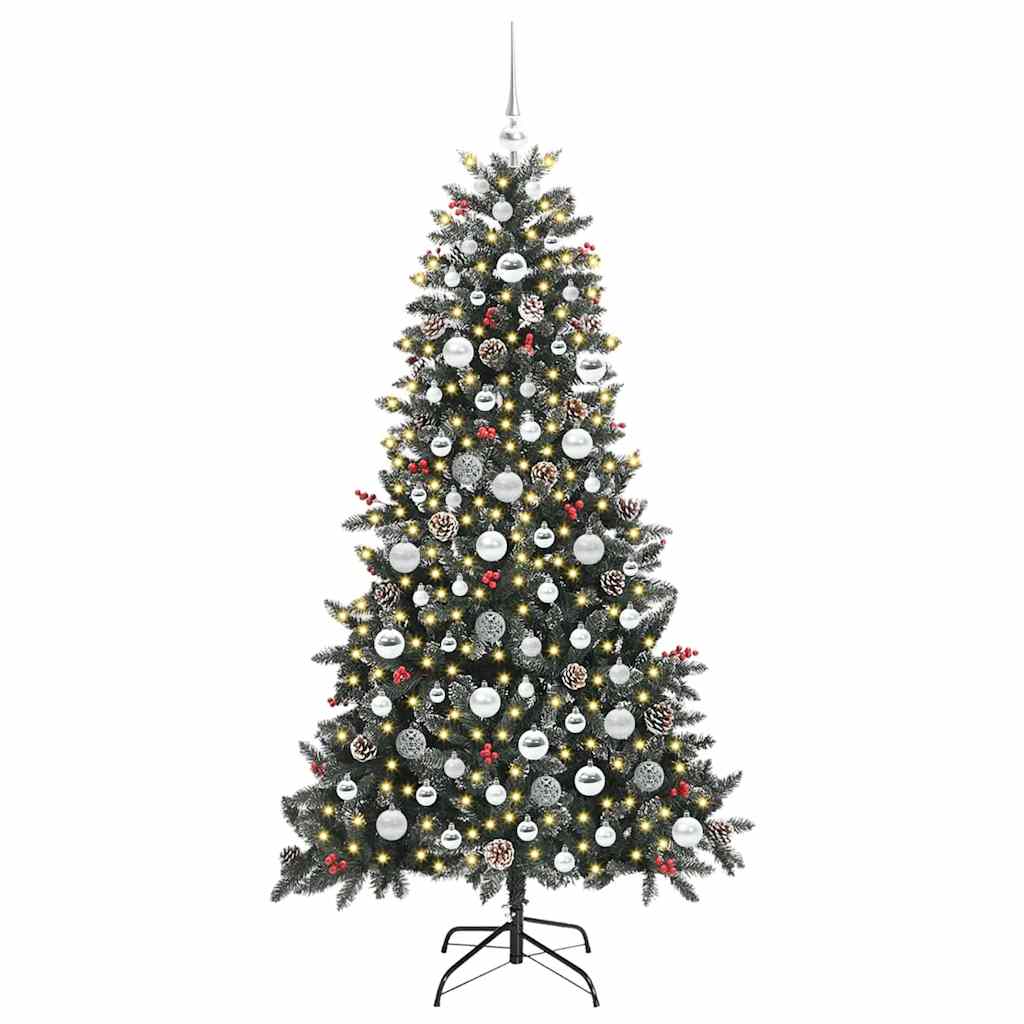 Sapin de Noël artificiel avec 300 LED Vert 99 x 99 x 180 cm - XIOS