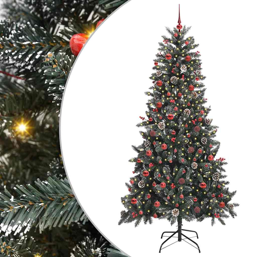 Sapin de Noël artificiel avec 300 LED Vert 114 x 114 x 210 cm - XIOS