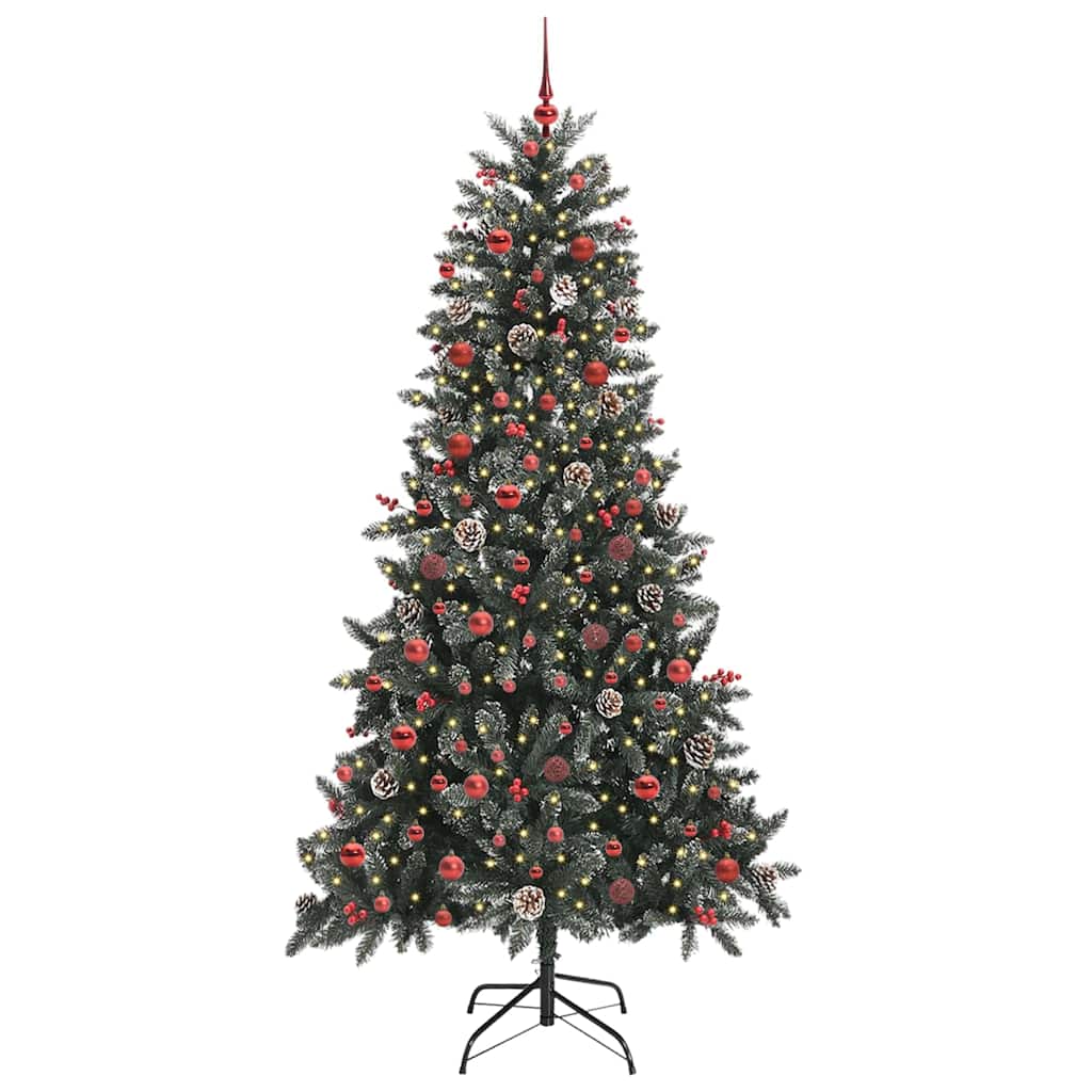 Sapin de Noël artificiel avec 300 LED Vert 114 x 114 x 210 cm - XIOS