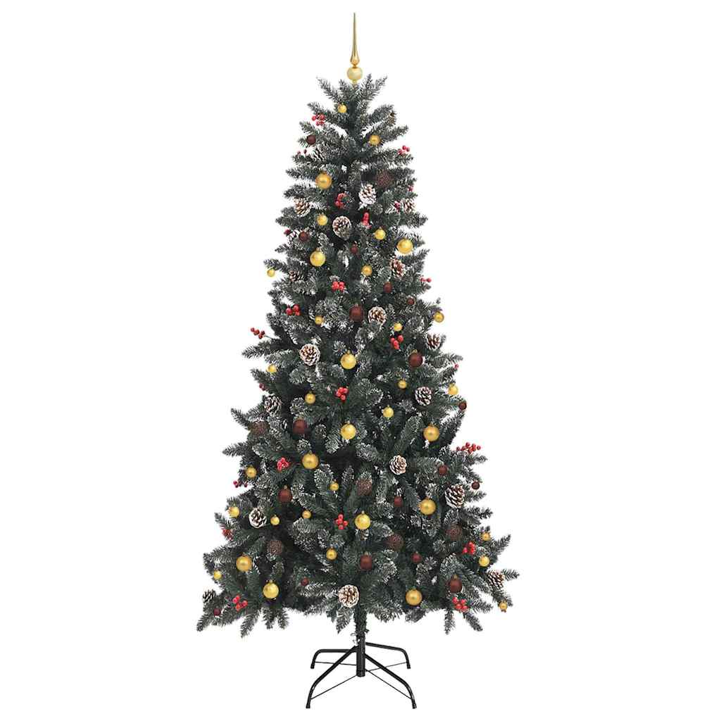 Sapin de Noël artificiel Vert 240 cm PVC, plastique et acier
