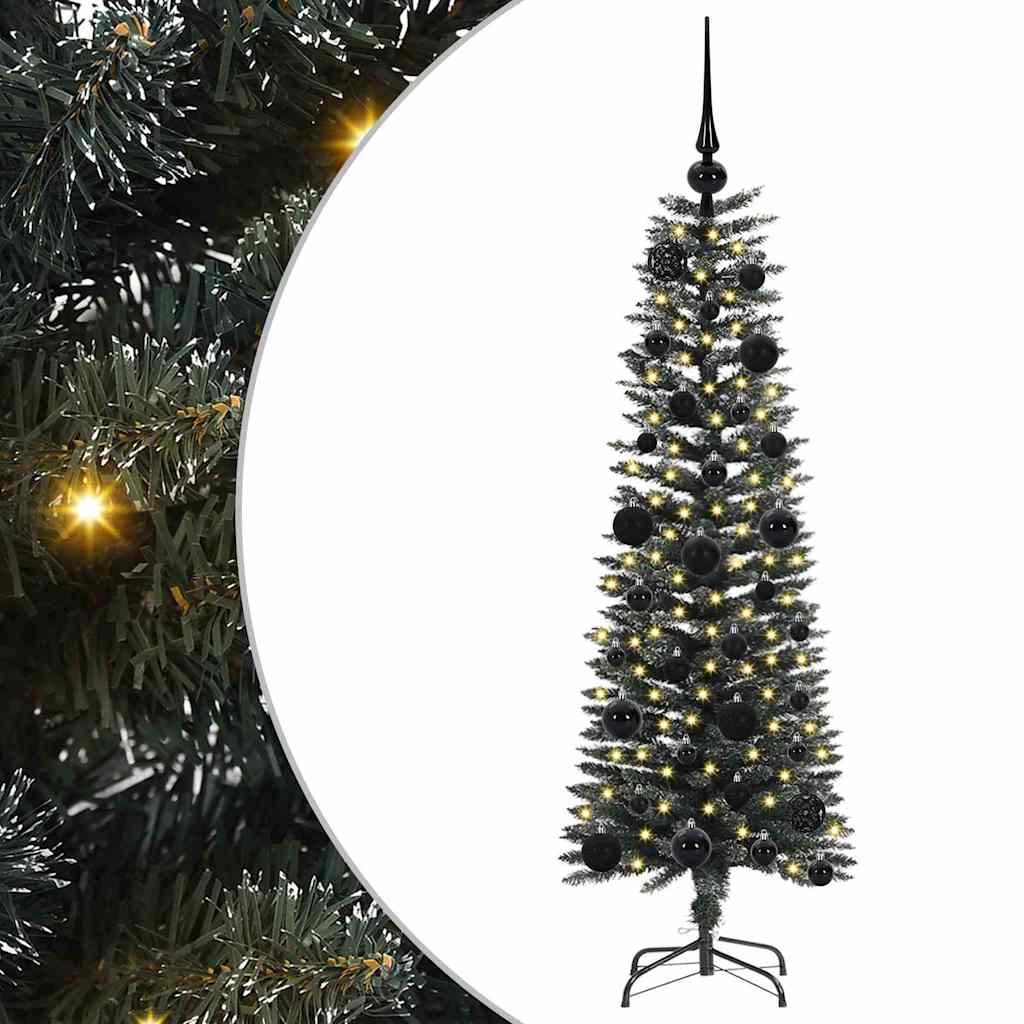 Sapin de Noël artificiel avec 150 LED Vert 40,5 x 40,5 x 120 cm - XIOS