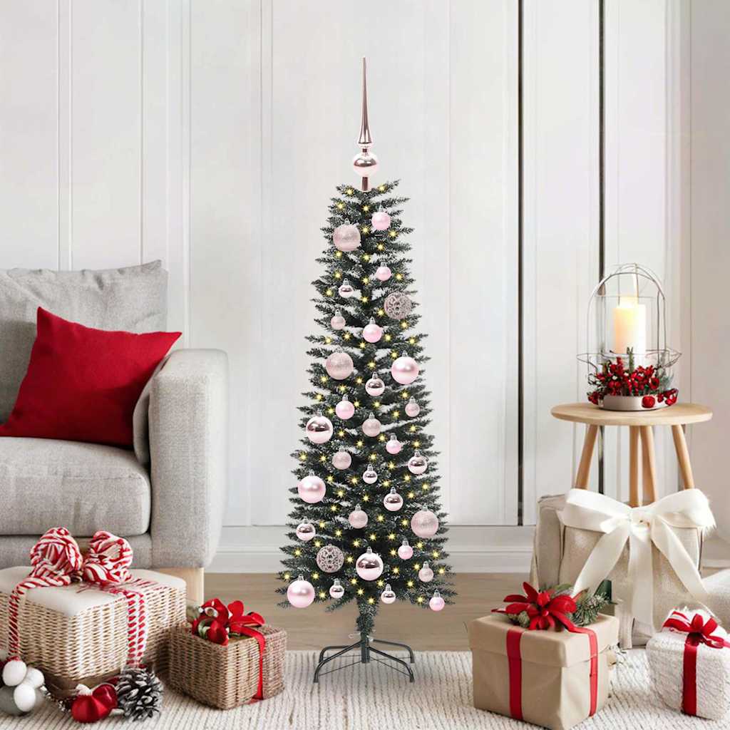 Sapin de Noël artificiel avec 150 LED Vert 40,5 x 40,5 x 120 cm - XIOS