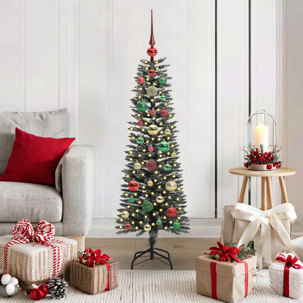 Sapin de Noël artificiel Vert 120 cm PVC, plastique et acier - XIOS
