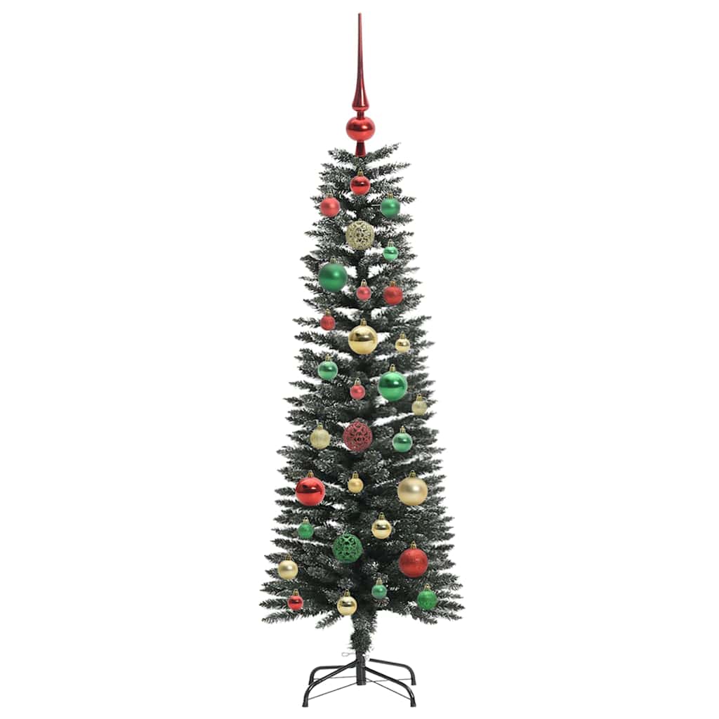 Sapin de Noël artificiel Vert 120 cm PVC, plastique et acier - XIOS
