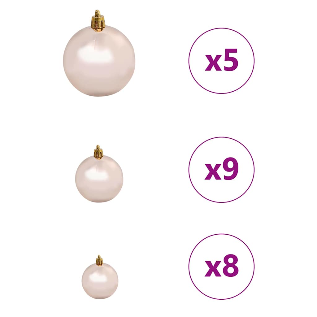 Sapin de Noël artificiel avec 150 LED Vert 43 x 43 x 150 cm - XIOS