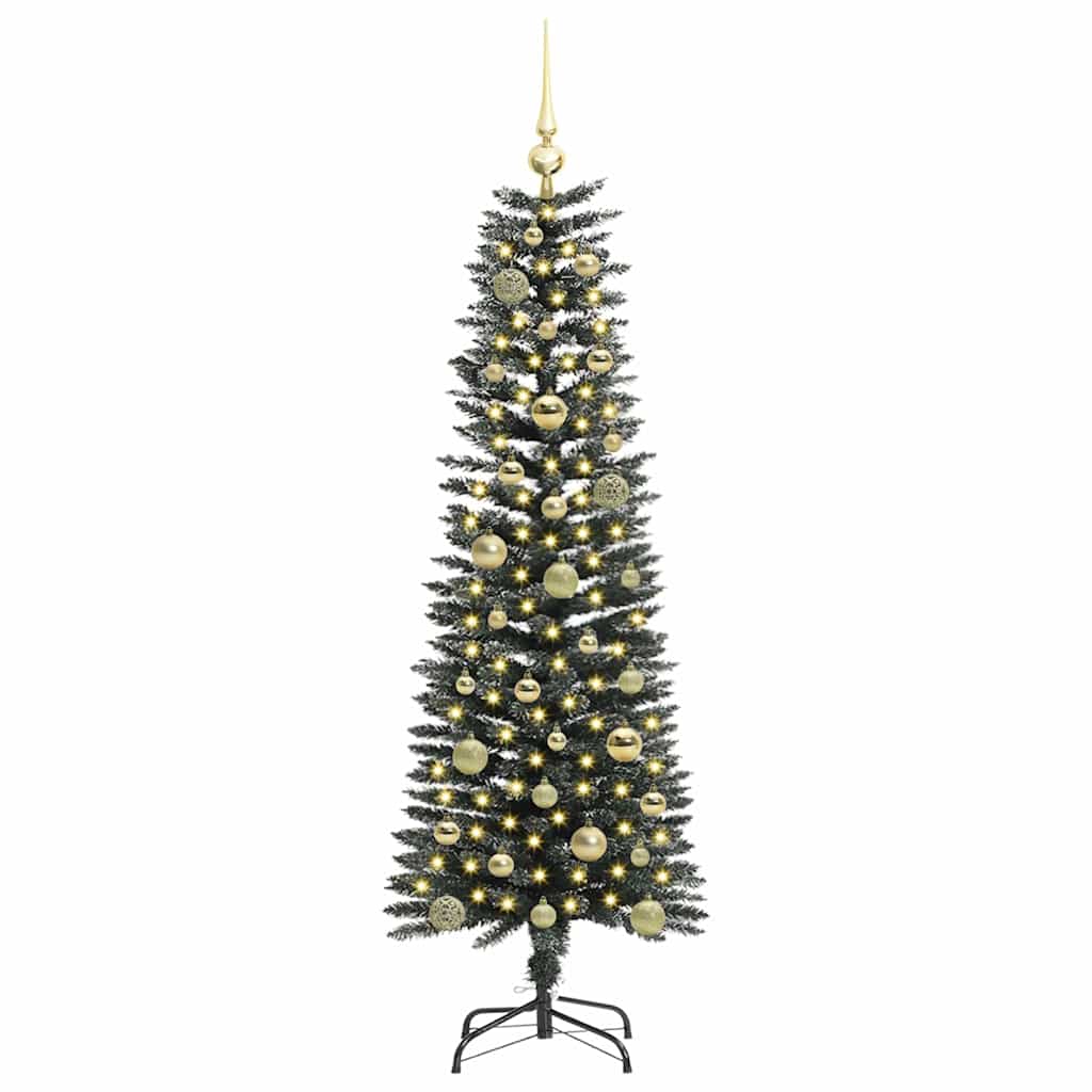 Sapin de Noël artificiel avec 150 LED Vert 43 x 43 x 150 cm - XIOS