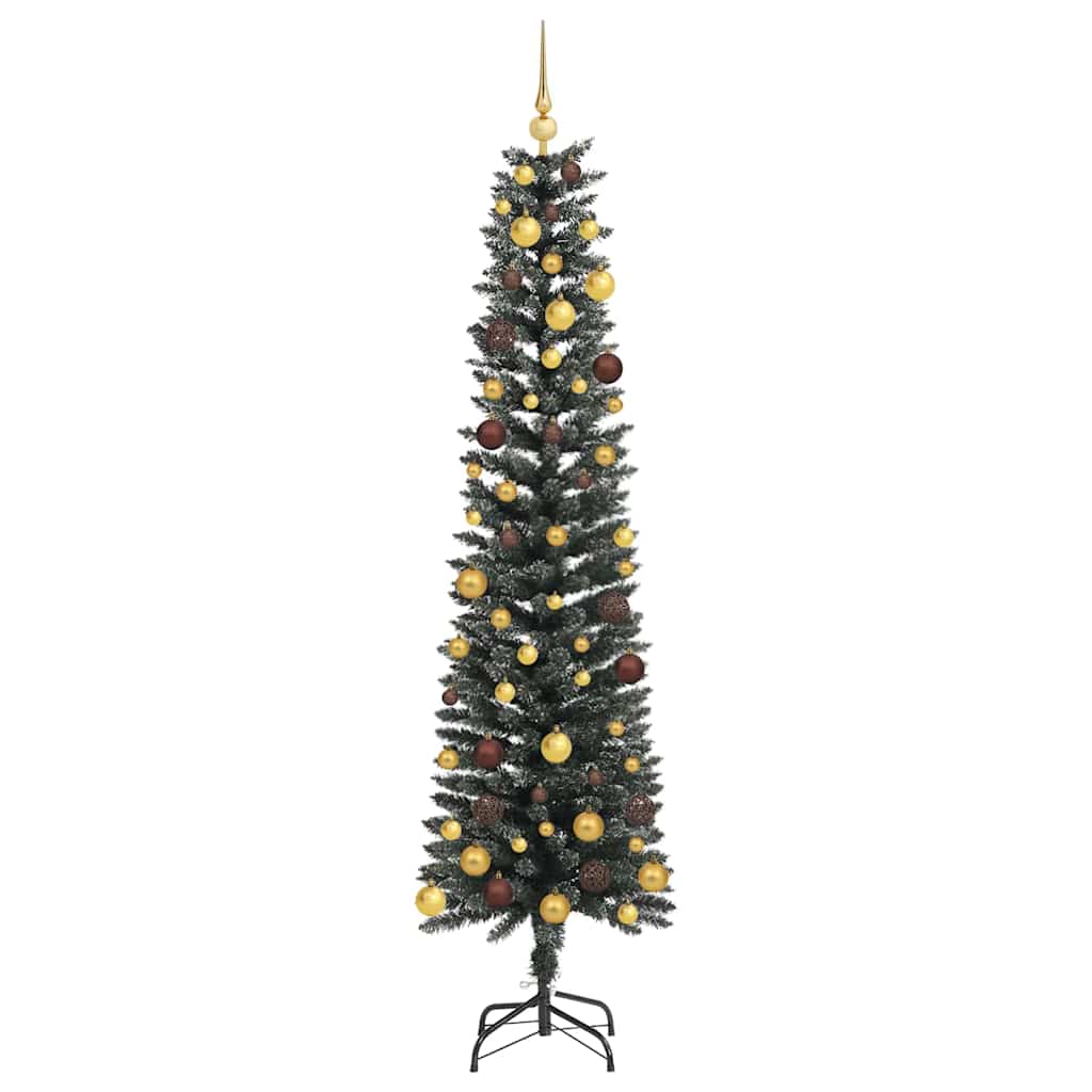 Sapin de Noël artificiel Vert 210 cm PVC, plastique et acier - XIOS
