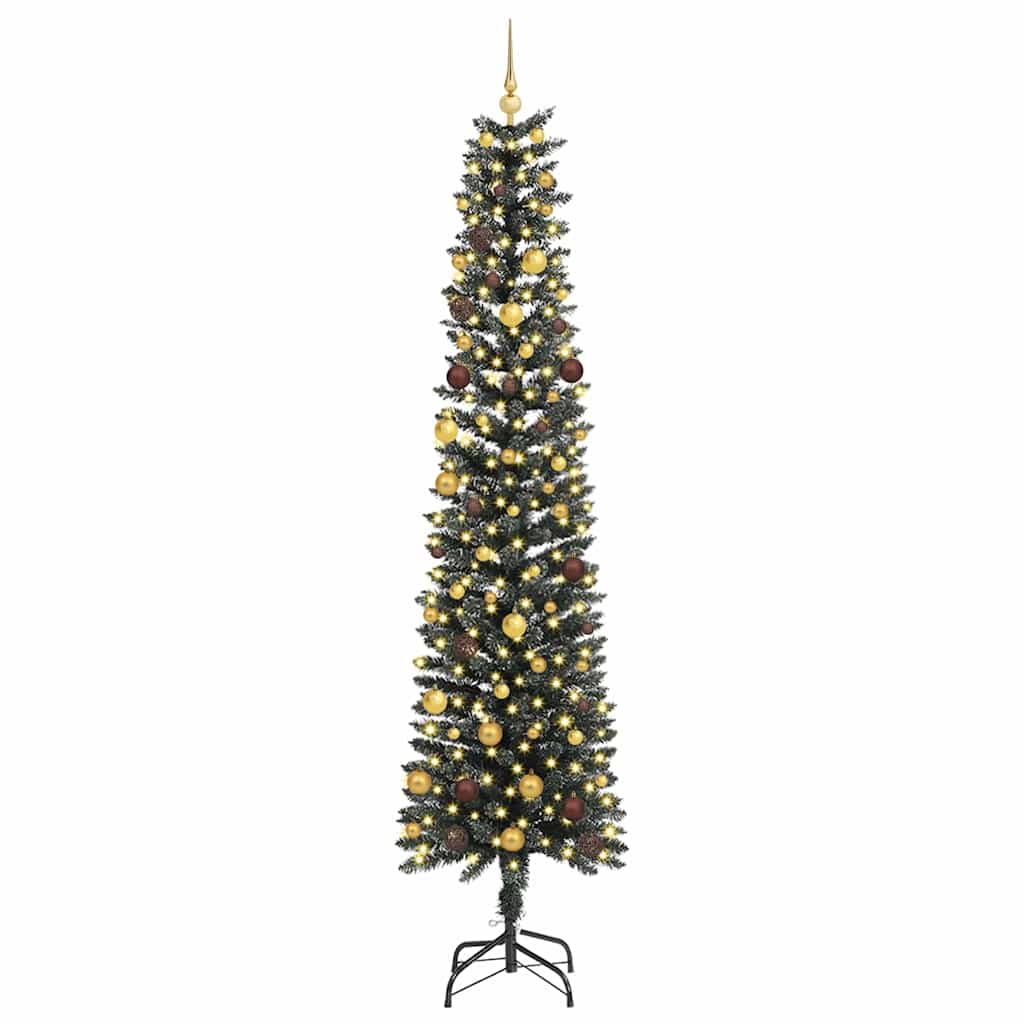 Sapin de Noël artificiel Vert 240 cm PVC, plastique et acier