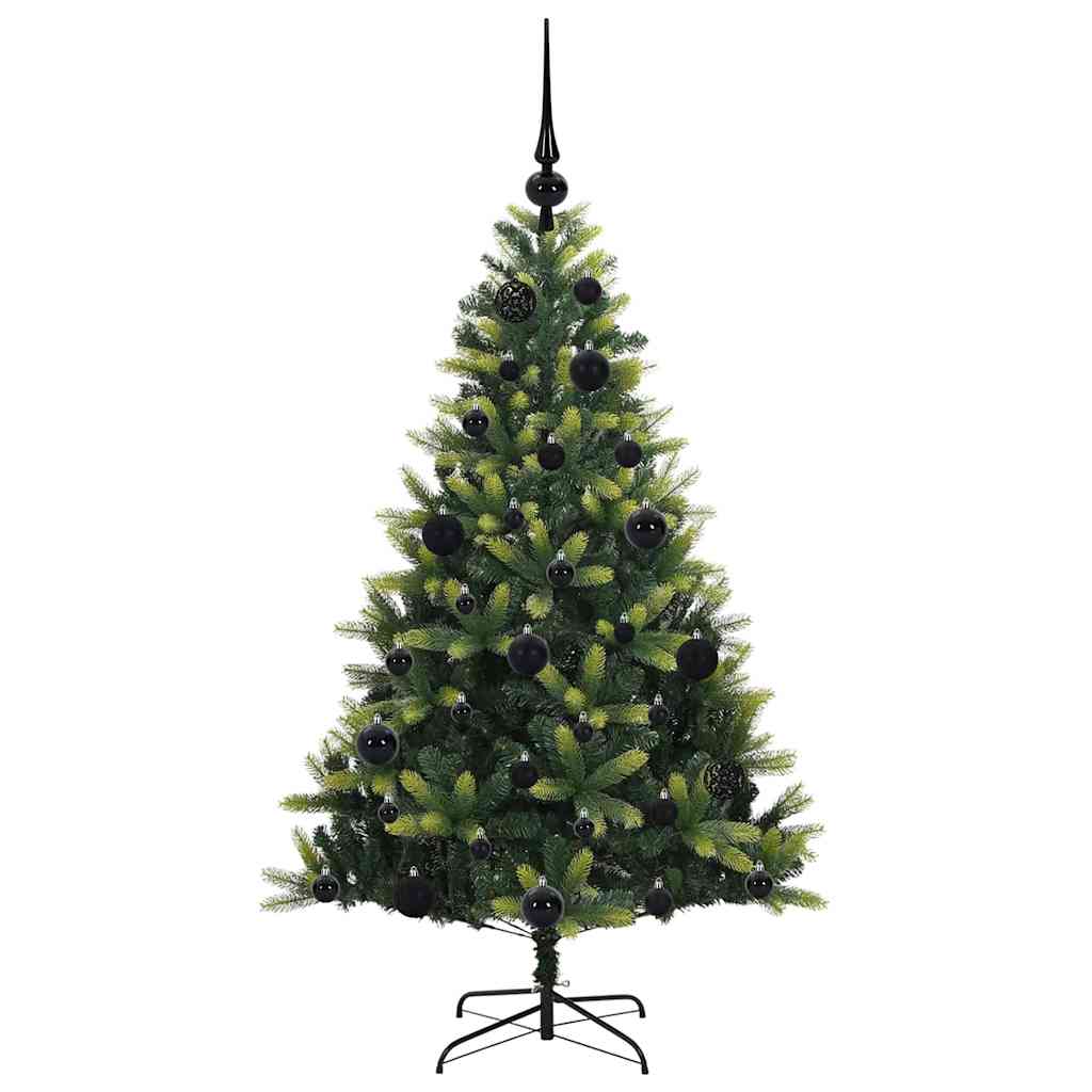 Arbre de Noël artificiel à charnières 150 LED Vert 120 cm - XIOS