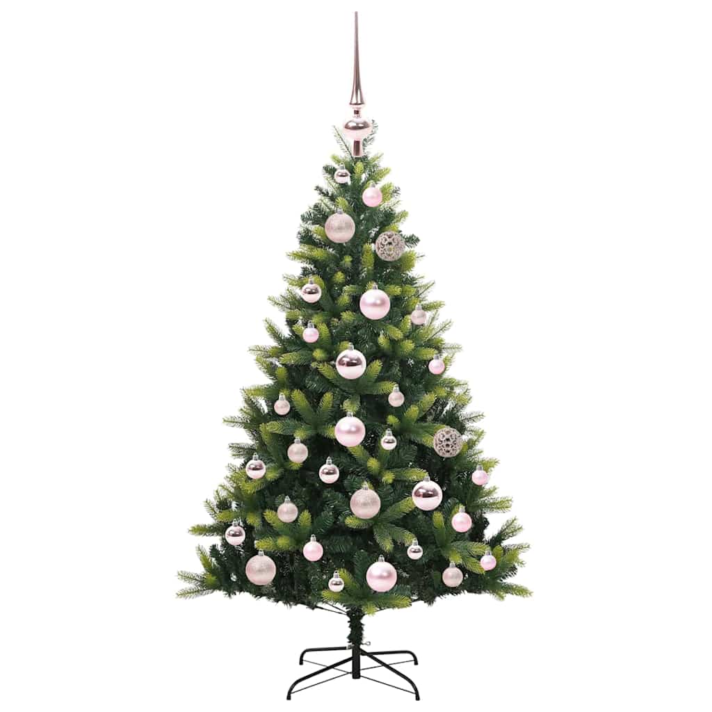 Arbre de Noël artificiel à charnières 150 LED Vert 120 cm - XIOS