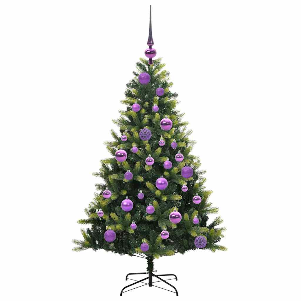 Arbre de Noël artificiel à charnières 150 LED Vert 120 cm - XIOS