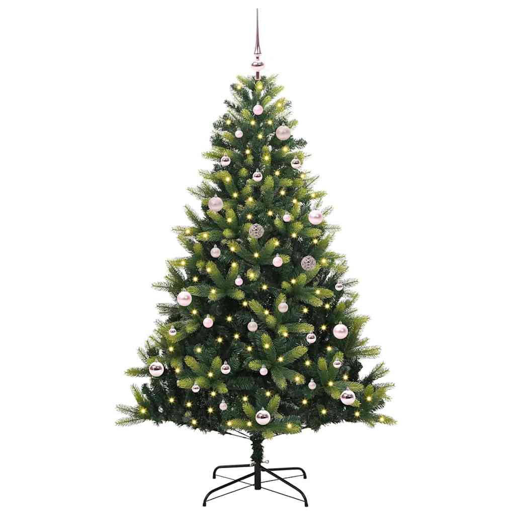 Arbre de Noël artificiel à charnières 150 LED Vert 150 cm - XIOS