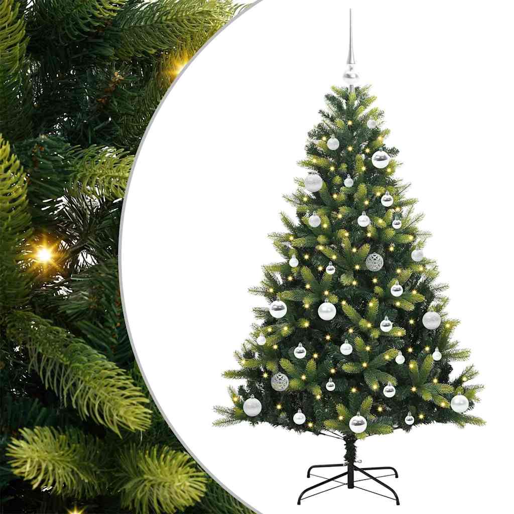 Arbre de Noël artificiel à charnières 150 LED Vert 150 cm - XIOS