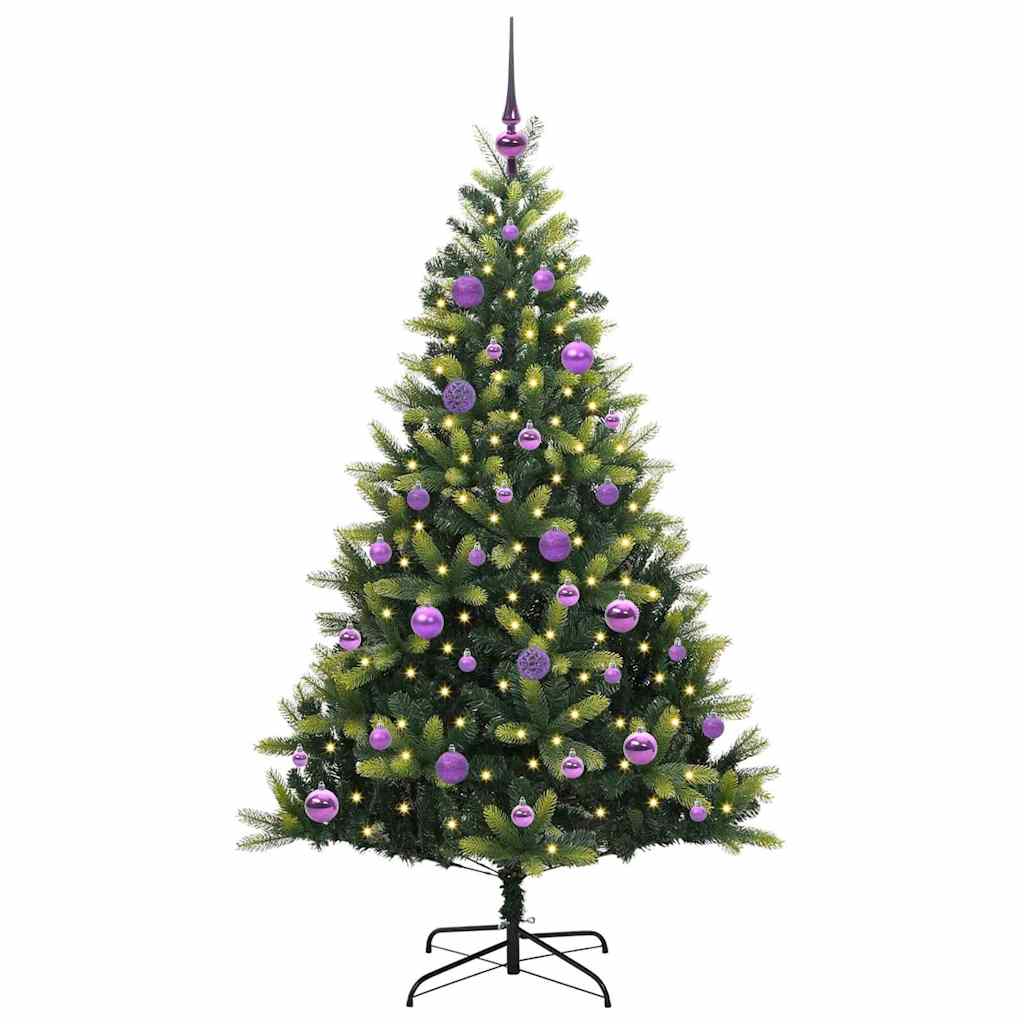 Arbre de Noël artificiel à charnières 150 LED Vert 150 cm - XIOS