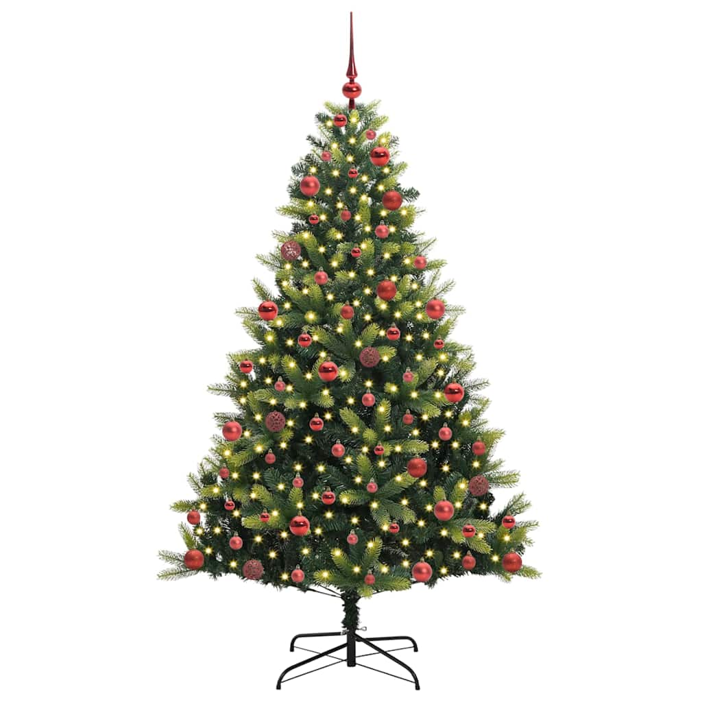 Arbre de Noël artificiel en silicone flexible 300 LEDs 180 cm - XIOS